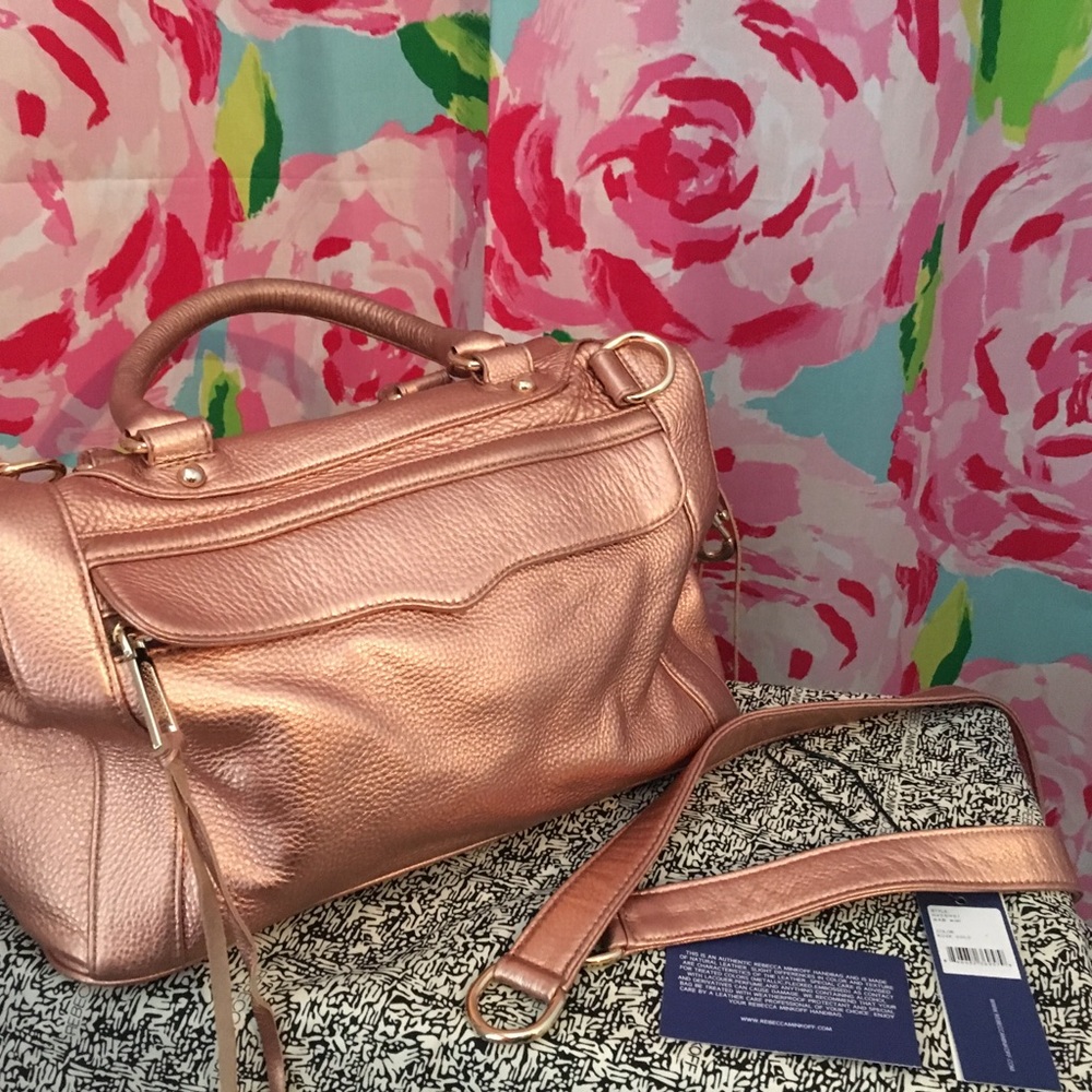 EUC - Rebecca Minkoff Mab Mini in Rose Gold